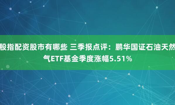 股指配资股市有哪些 三季报点评：鹏华国证石油天然气ETF基金季度涨幅5.51%